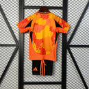 KIT INFANTIL DO REAL MADRID 25/26 LARANJA