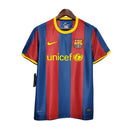 CAMISA RETRO DO BARCELONA 10/11 VERMELHO E AZUL