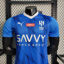 CAMISA VERSÃO PLAYER DE AL HILAL 23/24 AZUL